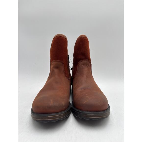Bos. And Co. STRIVE RUST Women's NEW Suede Zip-Up Ankle Boots Brown EU Size 37 - Picture 5 of 10